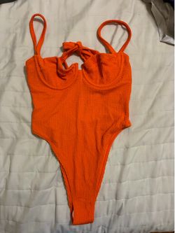 H&M Orange Swimsuit