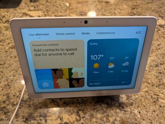 Google Nest Hub Max 10" **LIKE NEW**