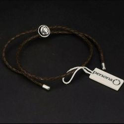 Leather Wrap Bracelet 925