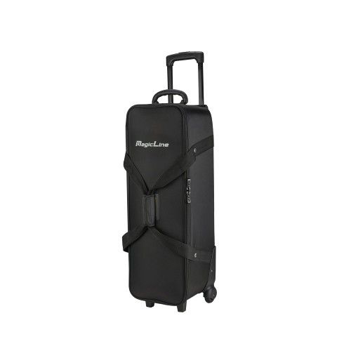 MagicLine Studio Trolley Case with Telescopic Handle 32.3x11x11.8 inch/82x28x30 cm Rolling Camera CaseCarrying Bag with Wheels for Light Stands Tri