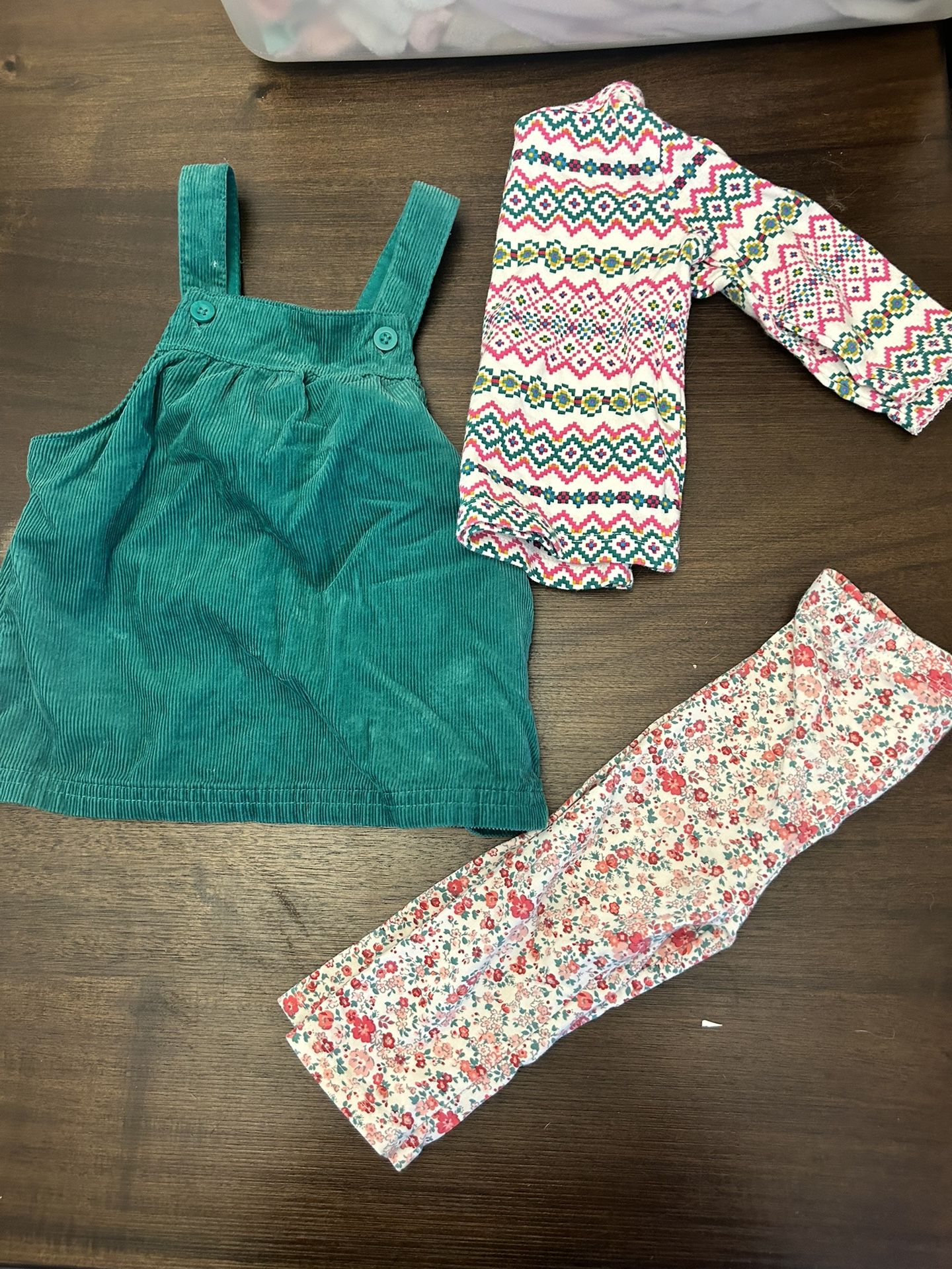 Size 9m Girl Clothes , Adorable Overall Sets 