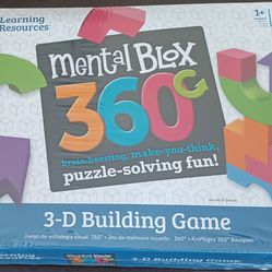   Mental Blox 360  3-D Building Puzzle Game Learning Resources New-Sealed