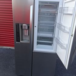 LG refrigerator stainless steel,  Works Well..ready tested, 30 days warranty 