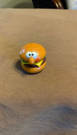 Toy 1989 Hallmark Cards Rolling Dressed CHEESEBURGER vtg Burger King hamburger