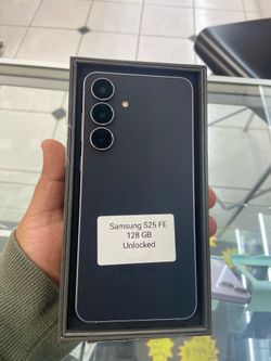 S25 FE unlocked. Cash or $50 down w approval