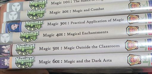 Negima! Anime DVD Set of 6 Volumes