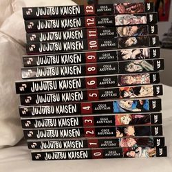jujutsu kaisen mangas vol. 0-13 (not including vol. 7)
