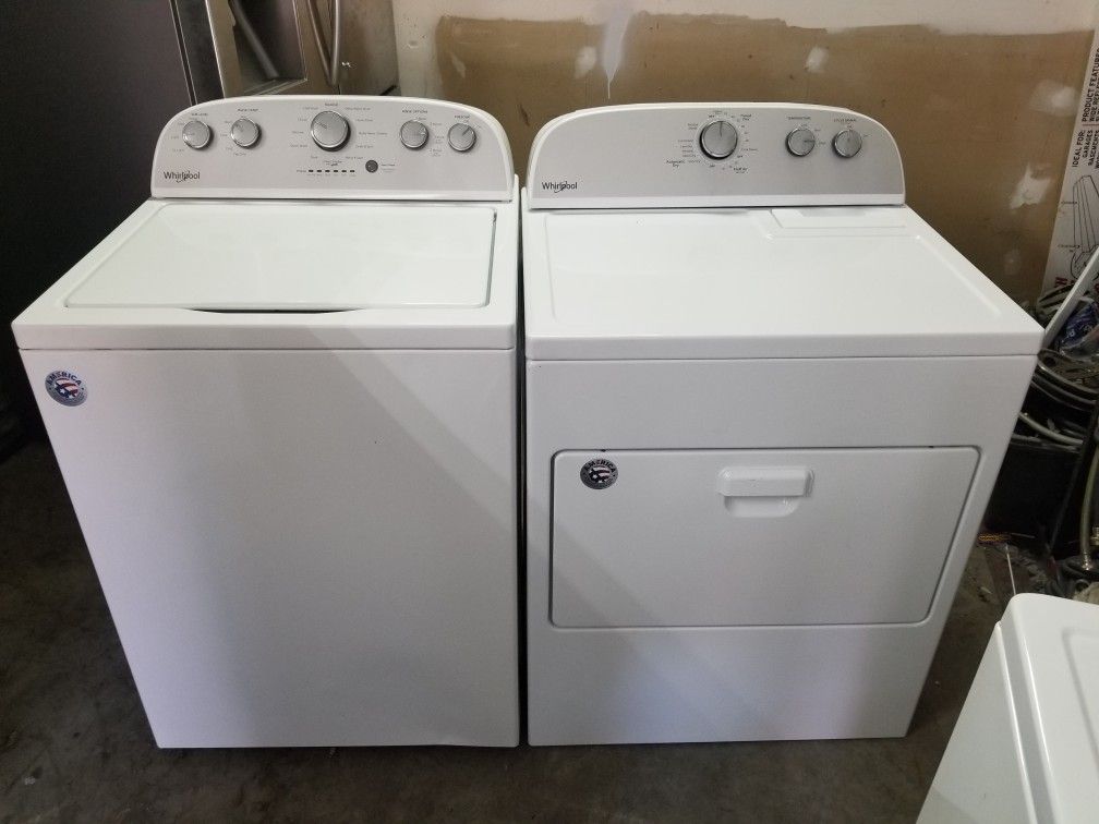 Whirpool washer and dryer set