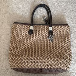 Brighten summer weaved purse