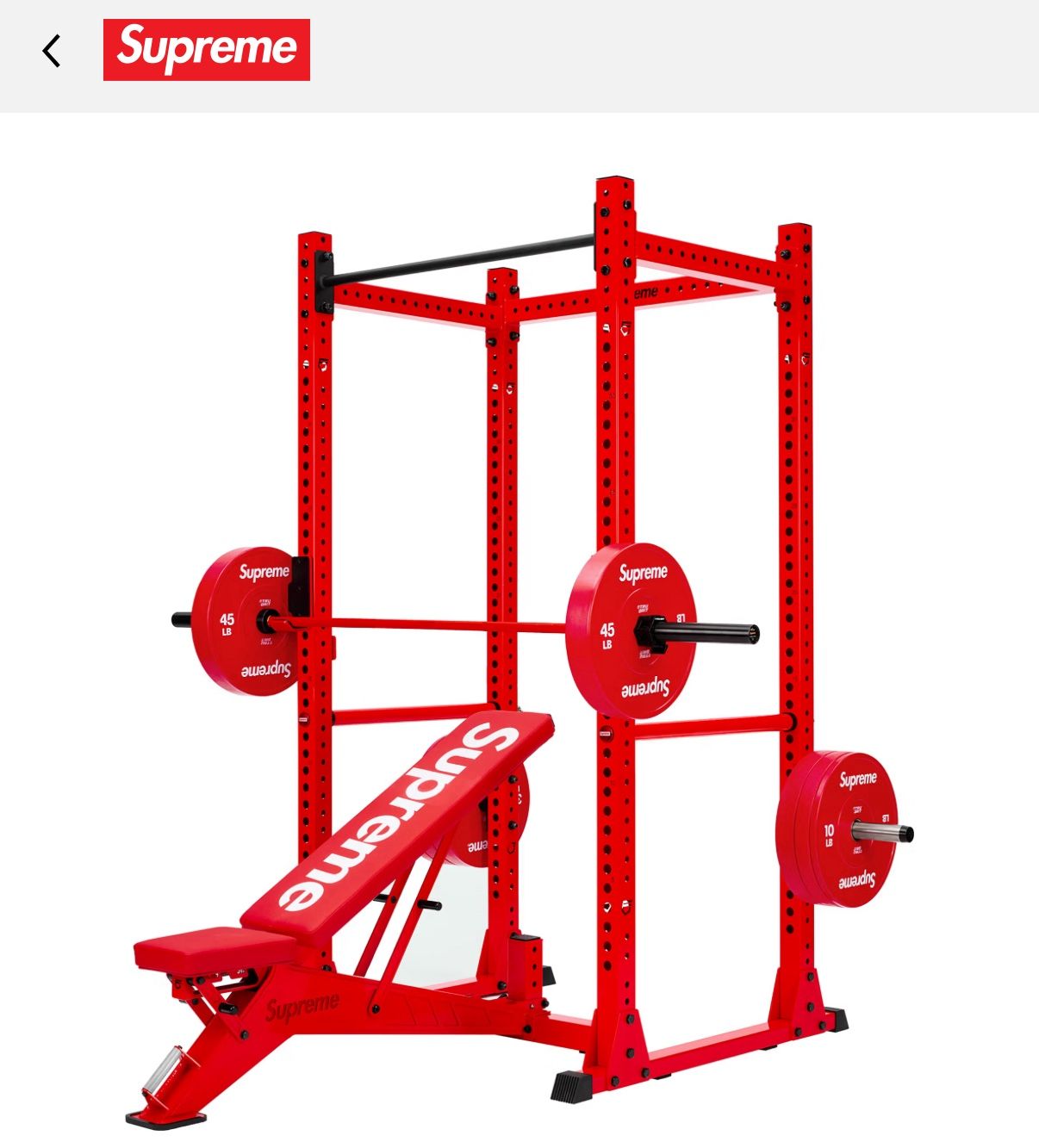 Supreme weight rack