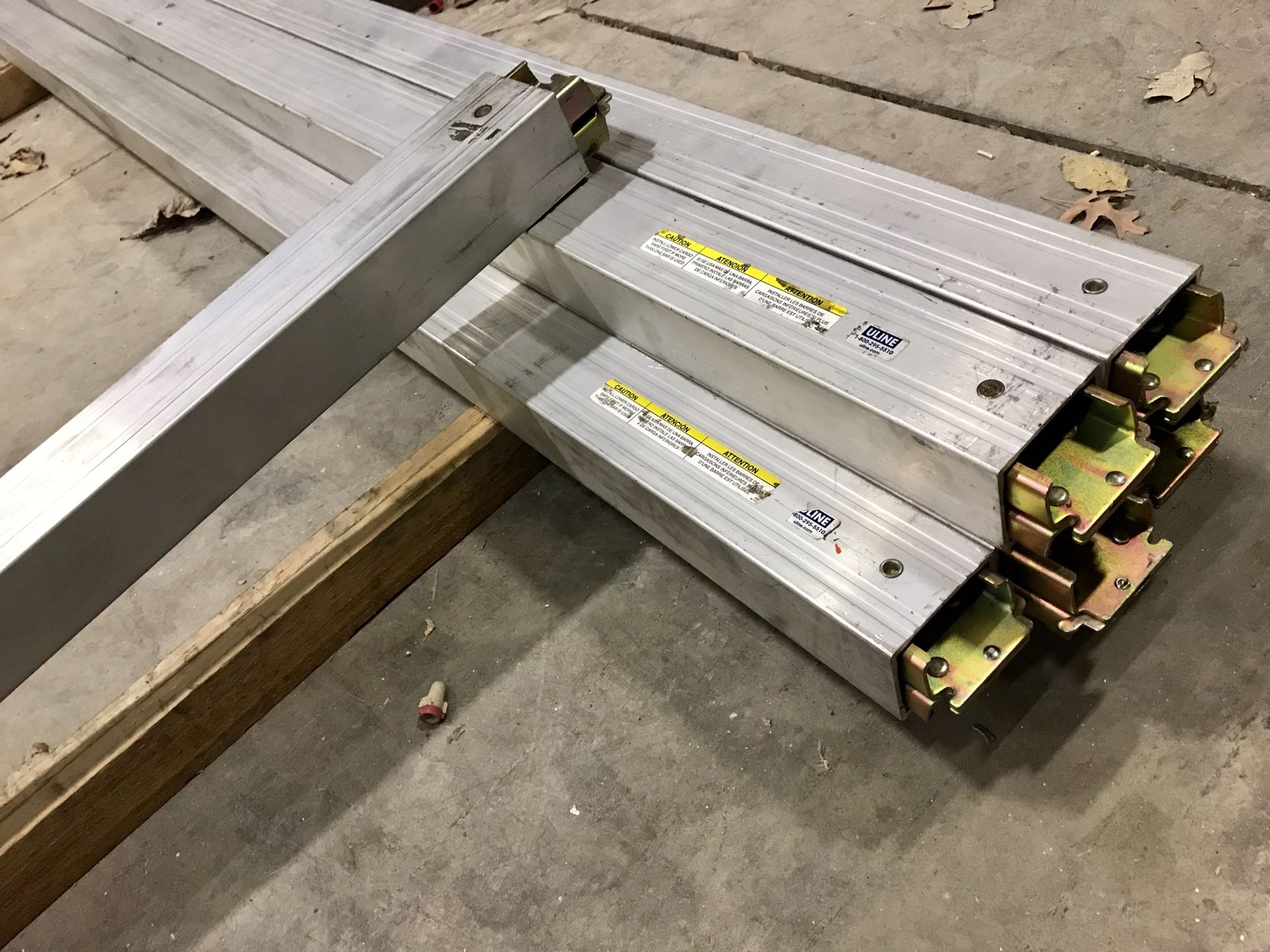 Aluminum Cargo bars 96”
