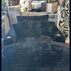 Midnight Madness Oversized Chaise $10 Down Payment And Financing Available