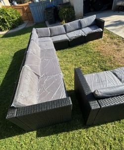 Extra large patio furniture set brand new patio sofa set 🆕✅☑️🚎