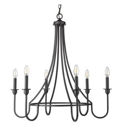 Millennium Lighting Artemis 6 Light 30" Wide Taper Candle Style Chandelier