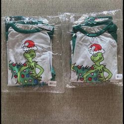 Kids Christmas Grinch Pajamas