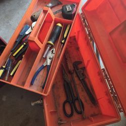 Toolbox With Lots Of Tools 