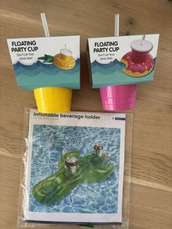 Floating Pool Party Drink Set