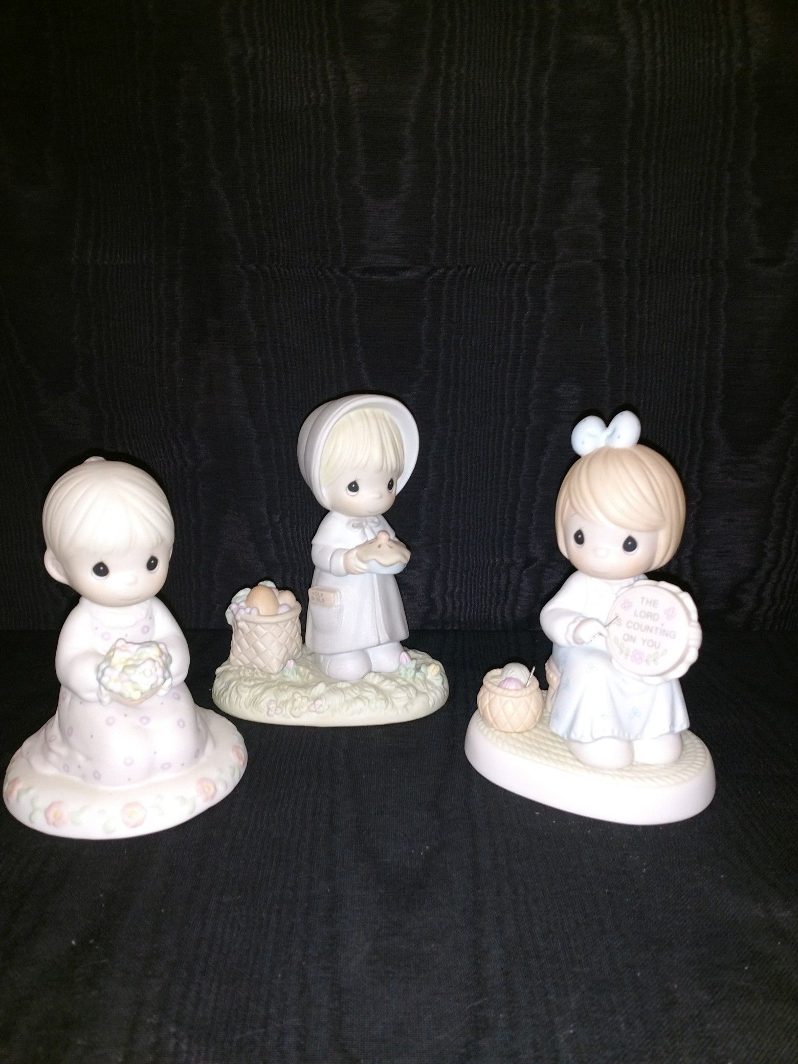 3 Precious Moment Figurines Mint Condition