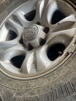 Set A 4 Toyota Rims And Tires