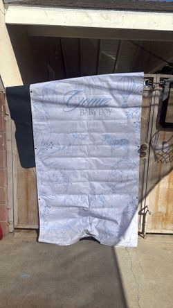 Baby shower sign