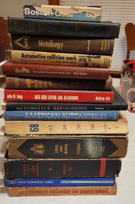 Lot Of 15 Vintage Automotive Books Textbooks Manuals