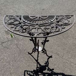 Wrought Iron Console Table