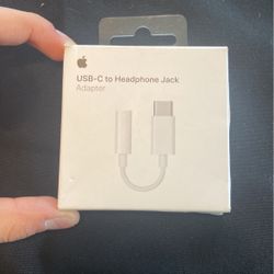 USB C To Headphone Jack (adapter)