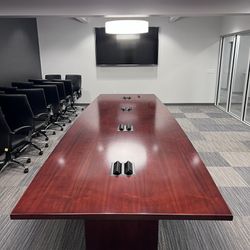 National Veneer Exec Board Room Conf Table $3750