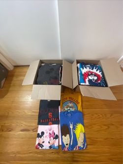 Wholesale Name Brand Sports Graphic T Shirt Clothing Lot 60 Reseller Consignment