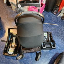 Graco SnugRide SnugFit DLX Infant Car Seat And Stroller