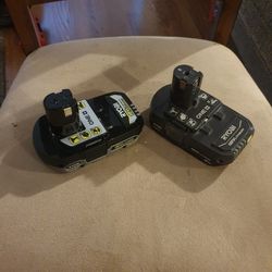 FREE - Ryobi 2AH Batteries