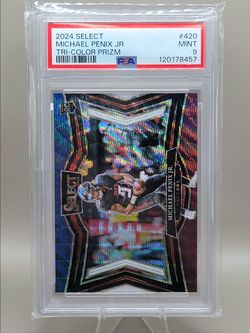 2024 Select Michael Penix /99 PSA 9