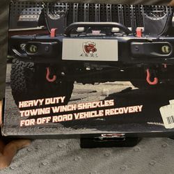 Heavy Duty Towing Winch Shankles For Off Road Vehicle Recovery 