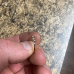 Marquise Cut Moissanite Engagement Ring Set Vintage Moss Agate Wedding Set 10k Rose Gold  