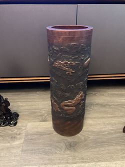 Dragon Umbrella Holder Pottery 