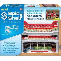 Spicy Shelf Patented Spice Rack and Stackable Organizer
, New