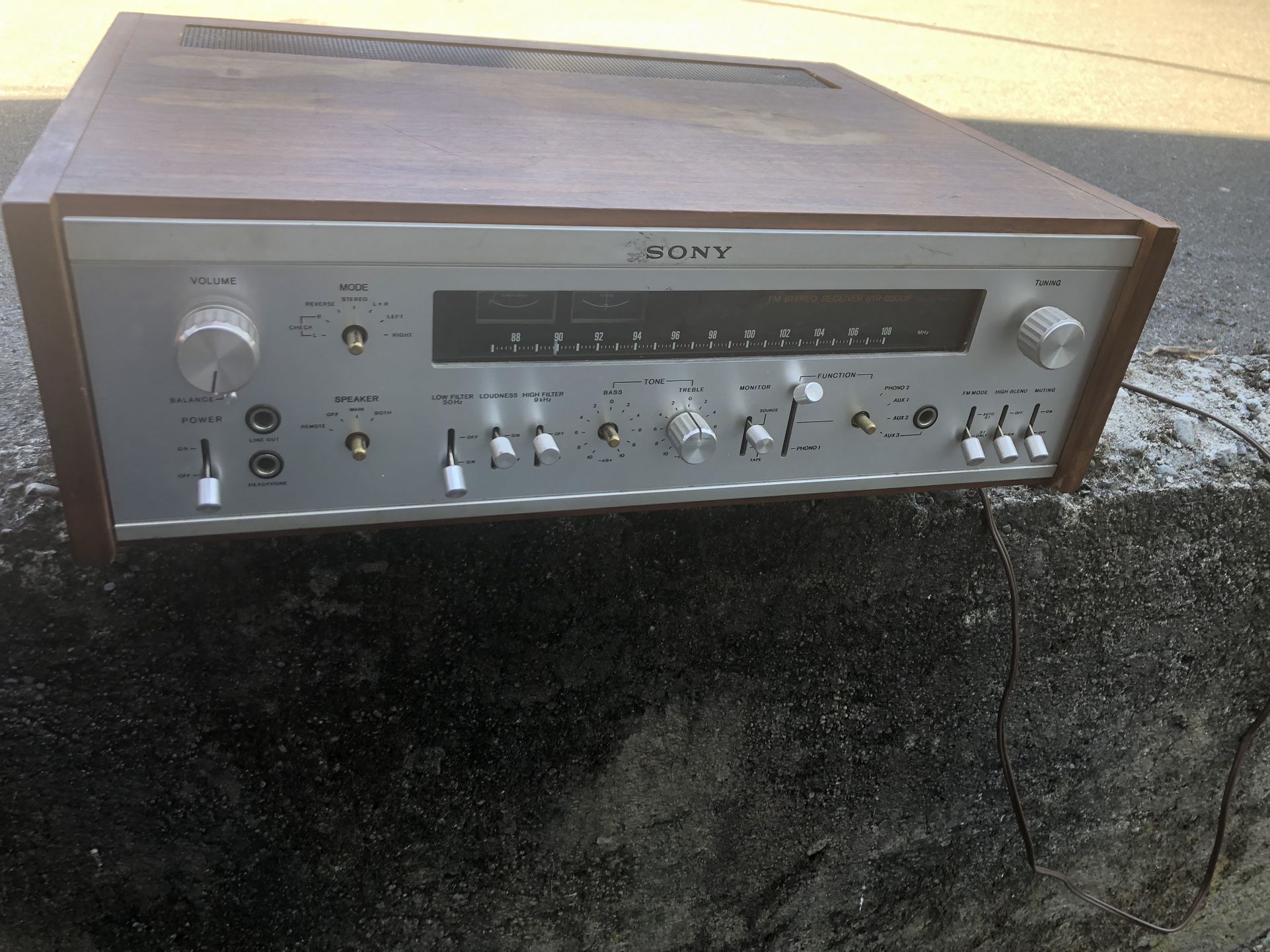 Vintage Sony STR 6200f Receiver