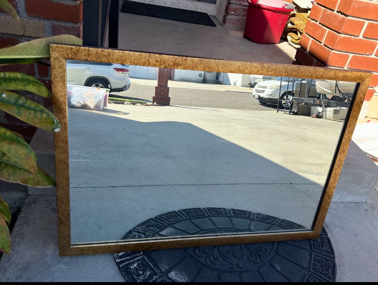 Gold Frame Mirror