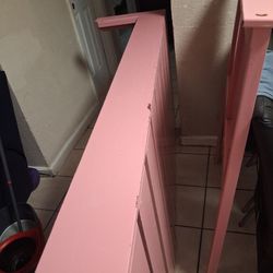 Pink Twin Sized Bed