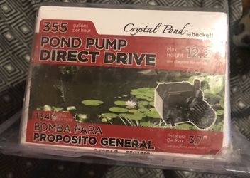 Crystal Pond by Beckett 355 gallons per hour