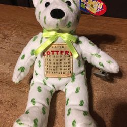 Image Masters Original Lucky Lottery Bear 1999 With Tags