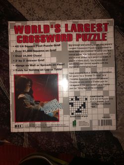 Worlds Largest Crossword Puzzle