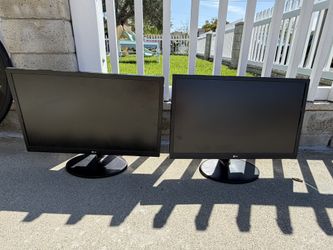 LG Monitors Good Condition