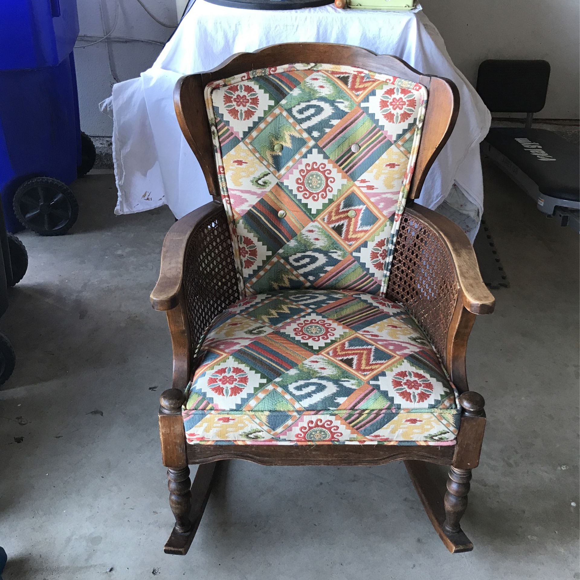 Vintage Mid Century Rocking Chair