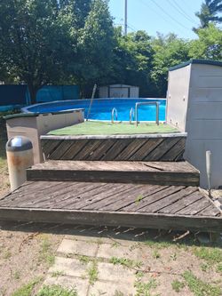 Wood deck repair