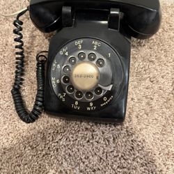 VINTAGE RETRO Northern Electric Rotary Dial Desk Telephone Black MADE IN CANADA