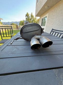 2014 Corvette Stingray Stock exhaust left side