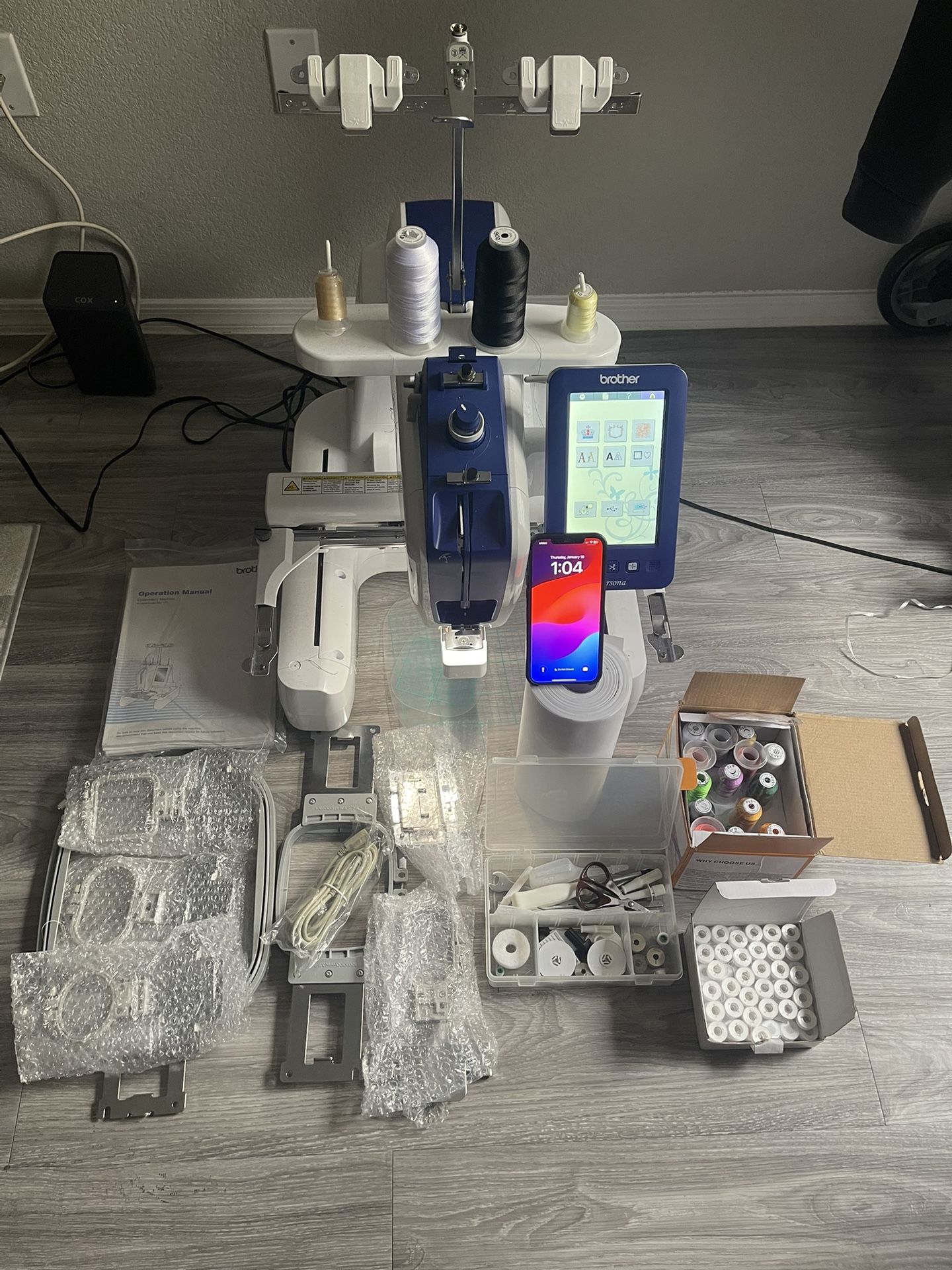 Brother Persona PRS100 Single Needle Embroidery Machine
