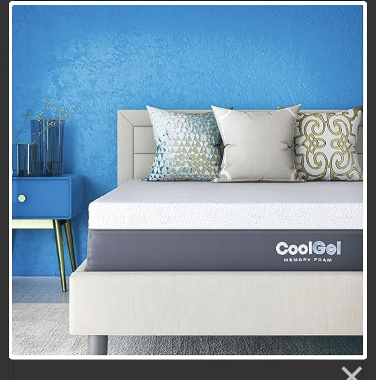 Zinus Cool Gel Memory Foam Mattress King