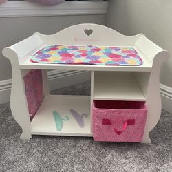 American Girl Bitty Baby Changing Table Like New